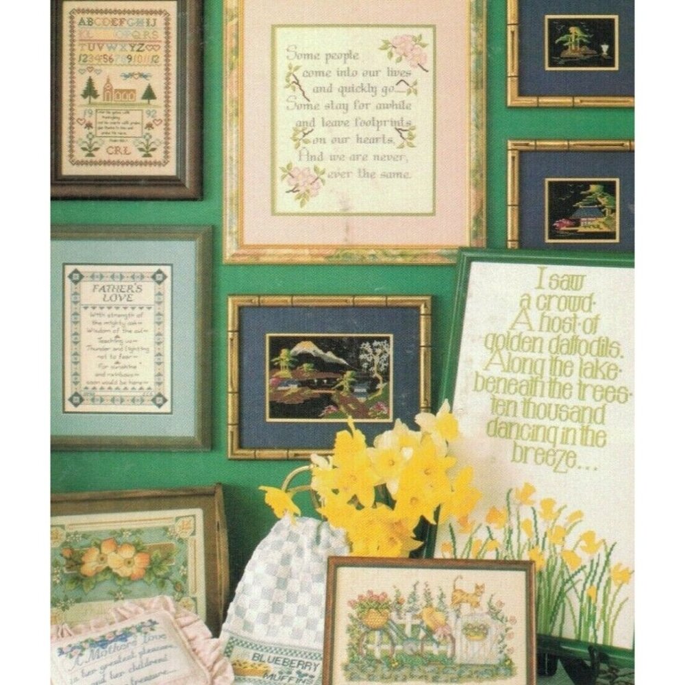 Just Cross Stitch Mother's Day Favorites June 1992 14 Big Projects